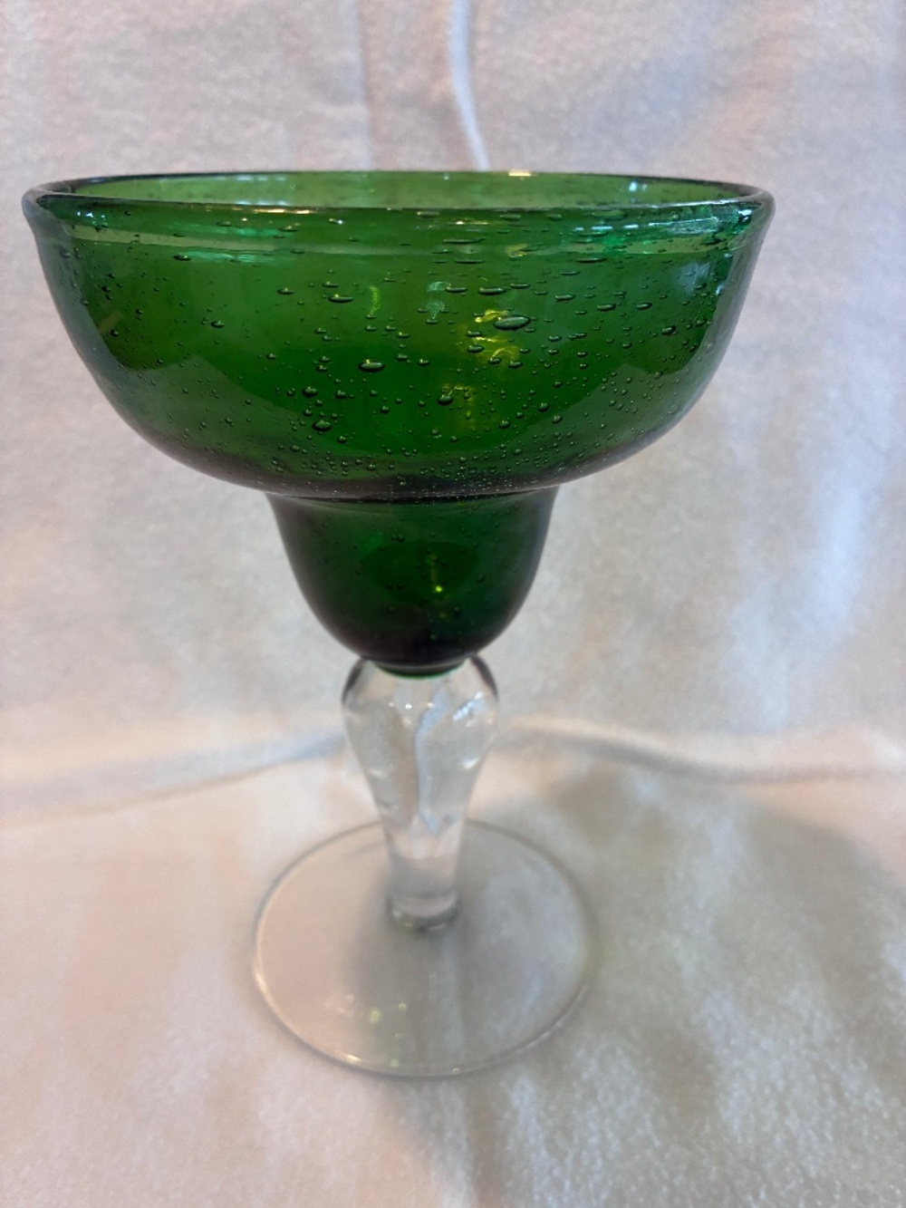 Hand Blown Margarita Glass Mexican Style Barware